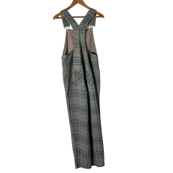 WEWOREWHAT Basic Overalls In Cool Plaid - Picture 5 of 13